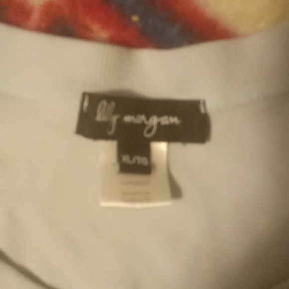 Lily morgan toothpaste blue extra large stretchy tee - Picture 3 of 5